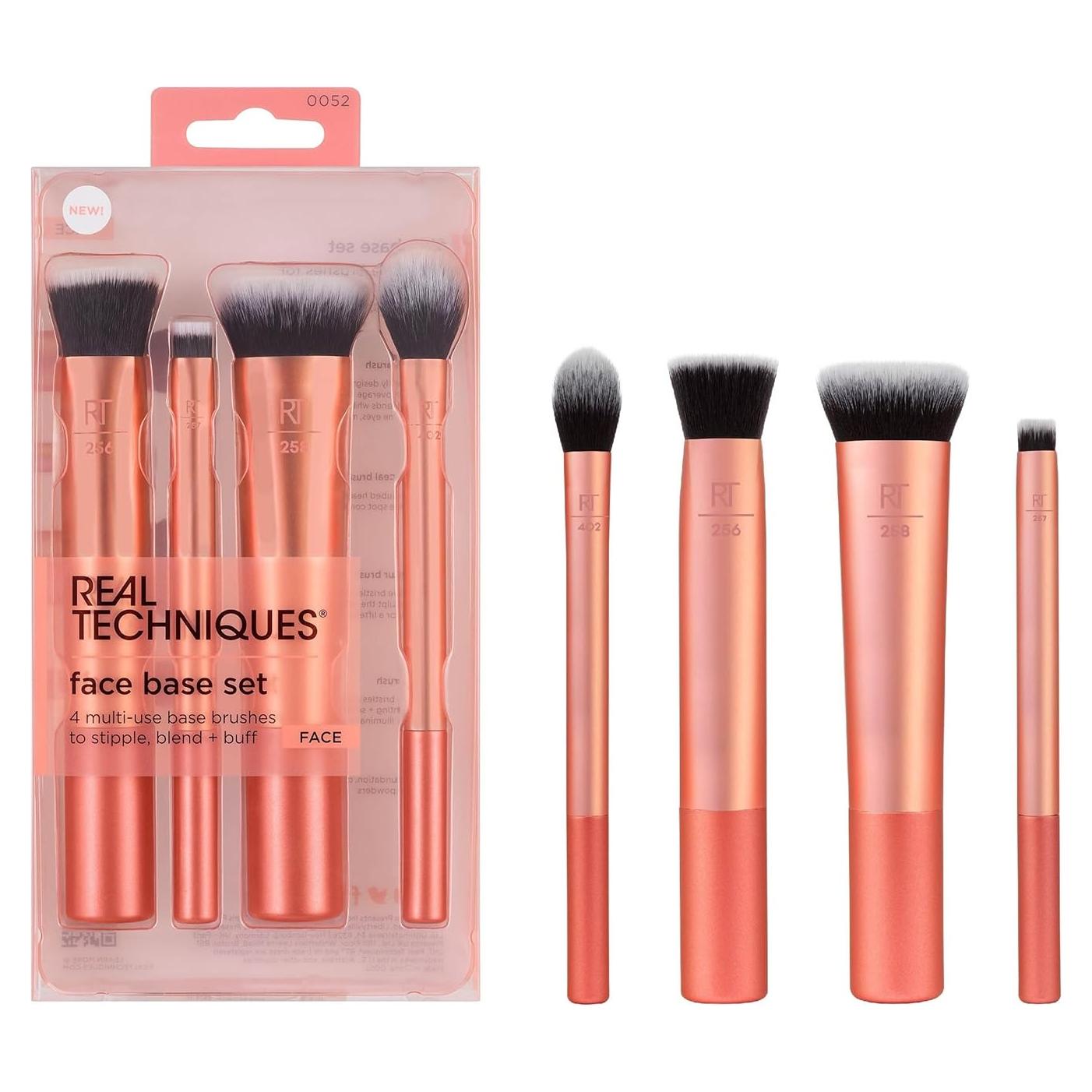 Set de Brochas de Maquillaje Real Techniques 4 Piezas