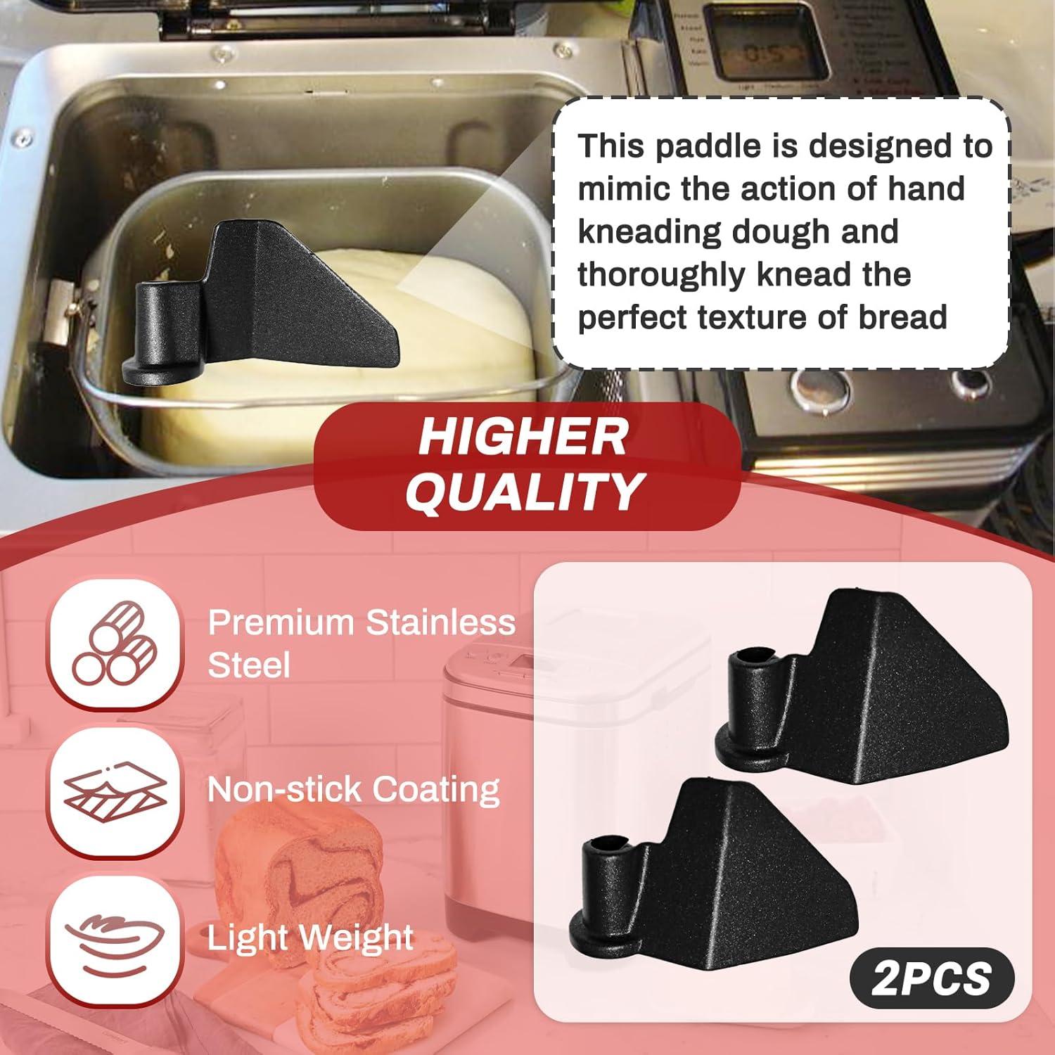 Paquete de 2 palas de amasado FixlyFido para Cuisinart