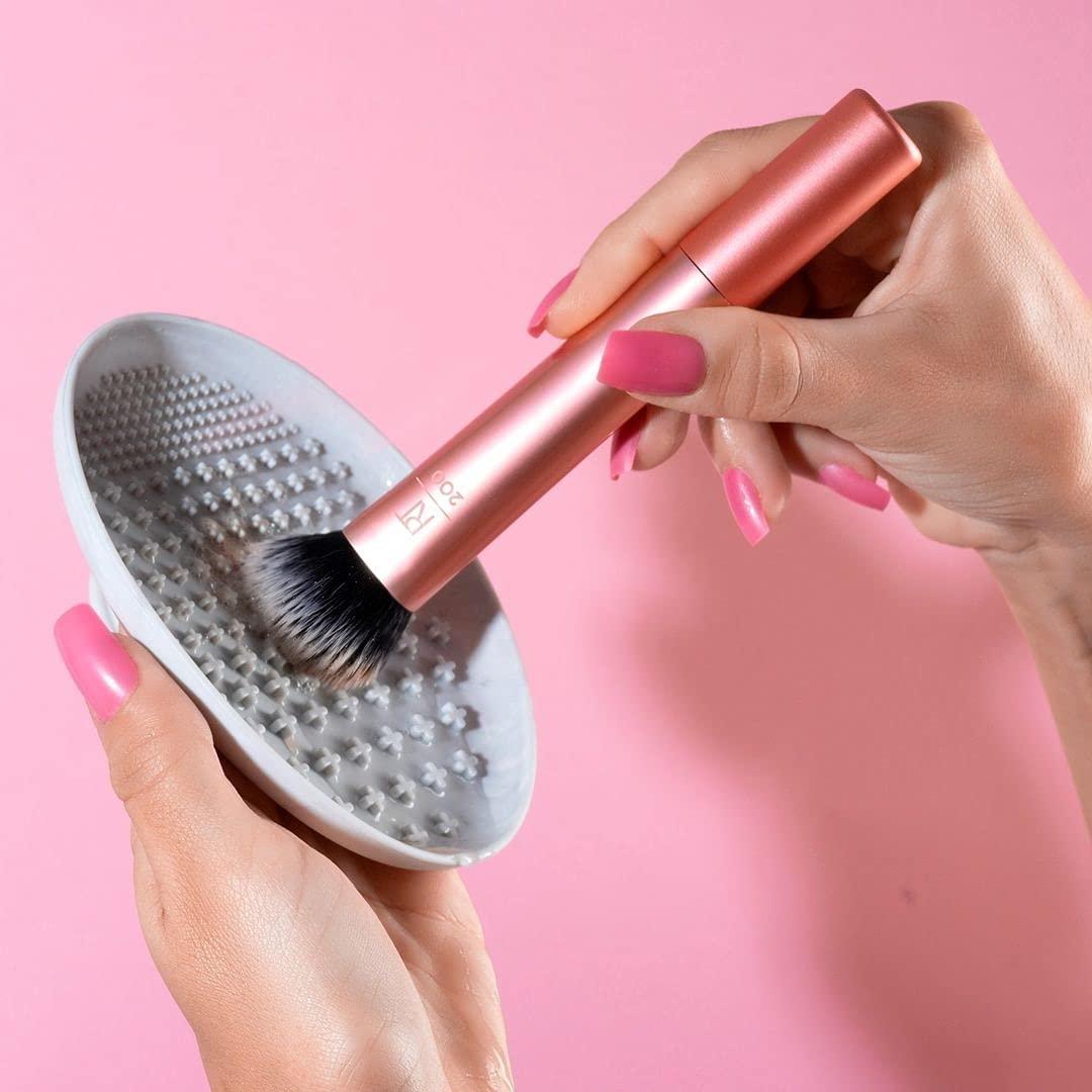 Brocha de Maquillaje para Base Real Techniques Naranja 4 Pzas