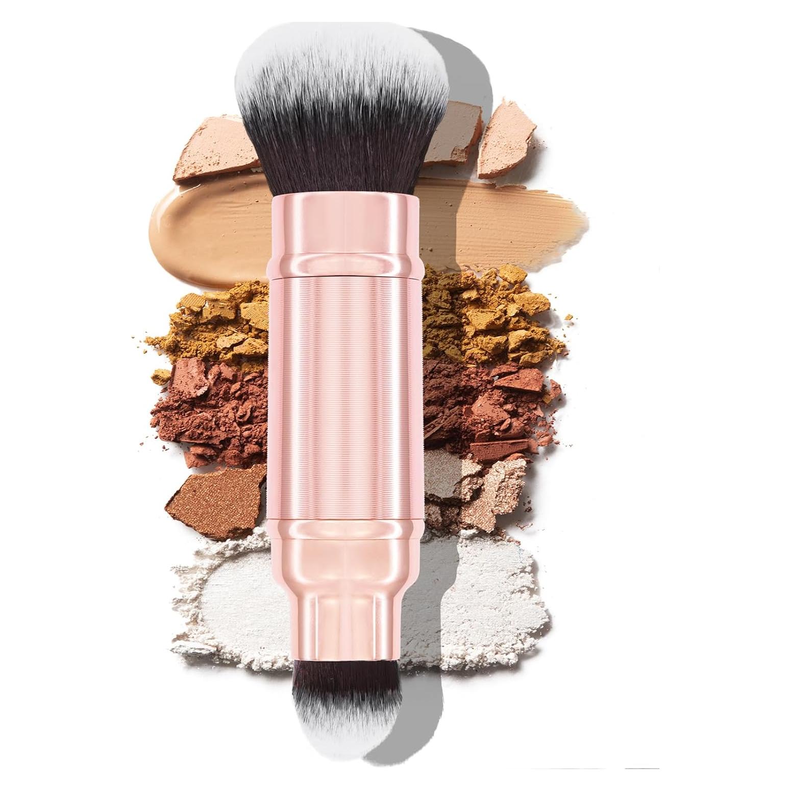 Brocha Kabuki Retráctil EOICCEOH para Maquillaje Facial