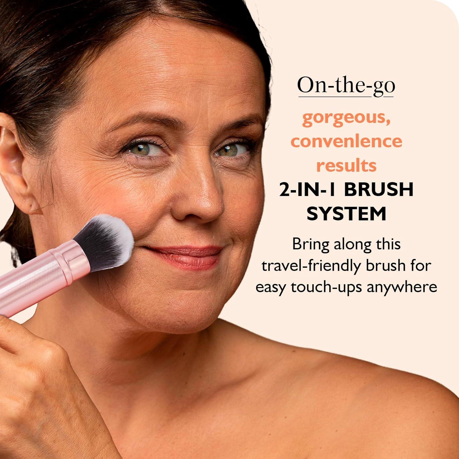 Brocha Kabuki Retráctil EOICCEOH para Maquillaje Facial