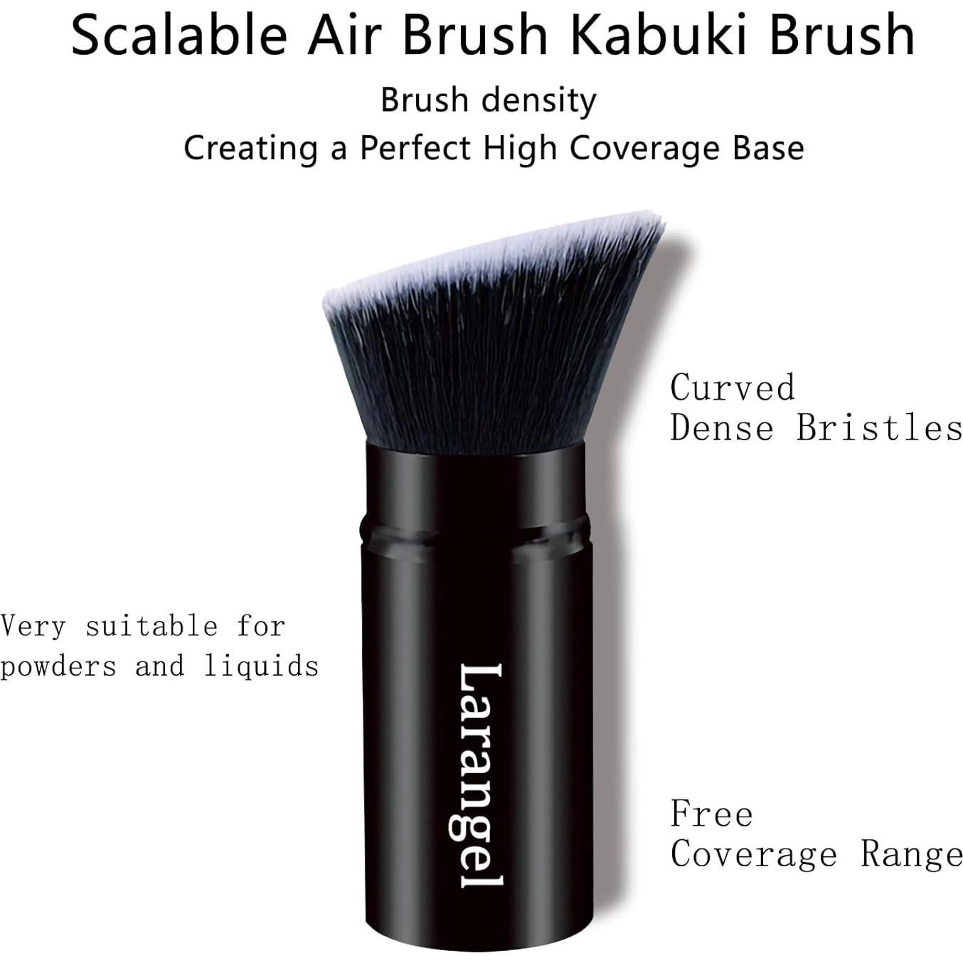 Brocha Kabuki de Maquillaje Larangel para Base y Polvo