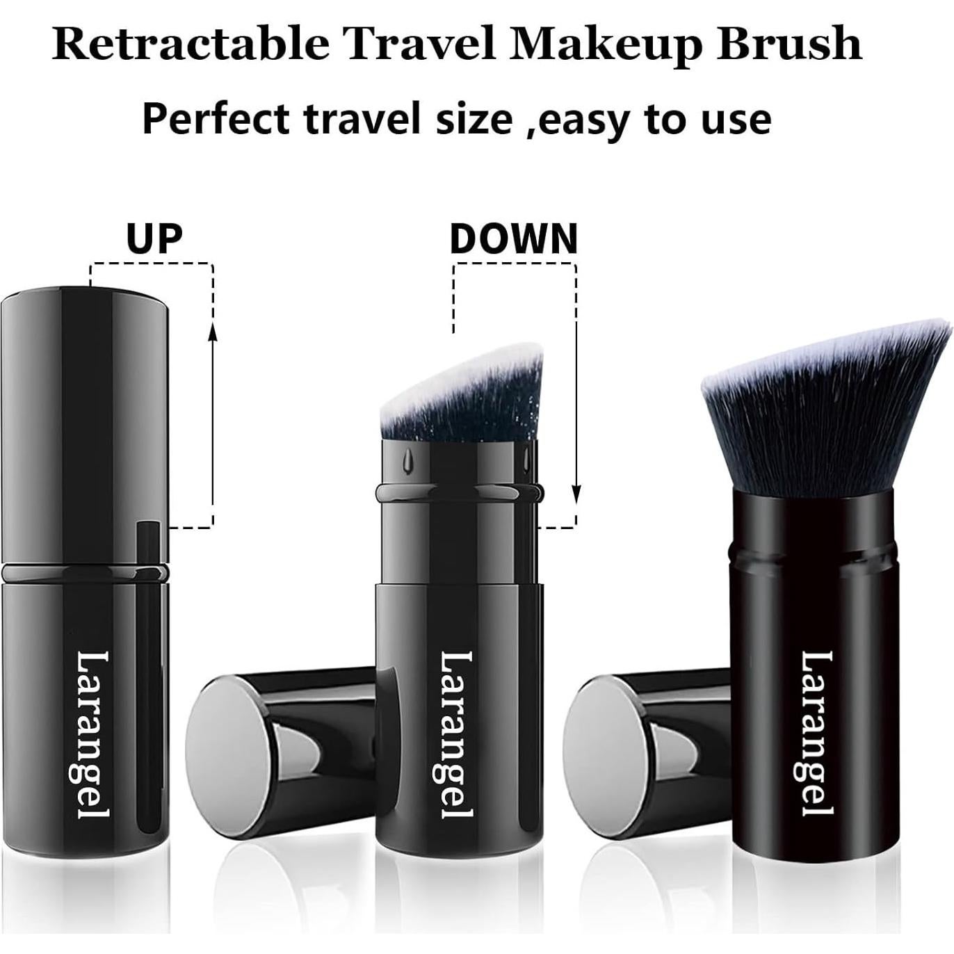 Brocha Kabuki de Maquillaje Larangel para Base y Polvo