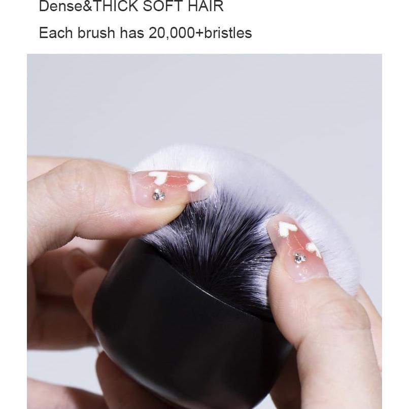 Brocha Kabuki COSHINE Oval Ultra-Suave para Maquillaje