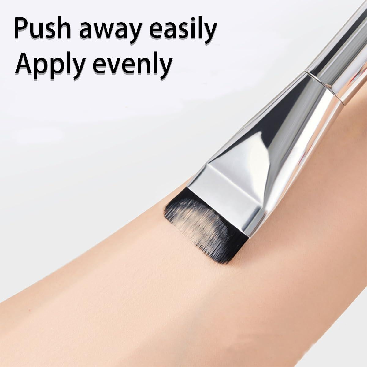 Set de 3 Brochas de Maquillaje Planas AddLotLot 15,24 cm