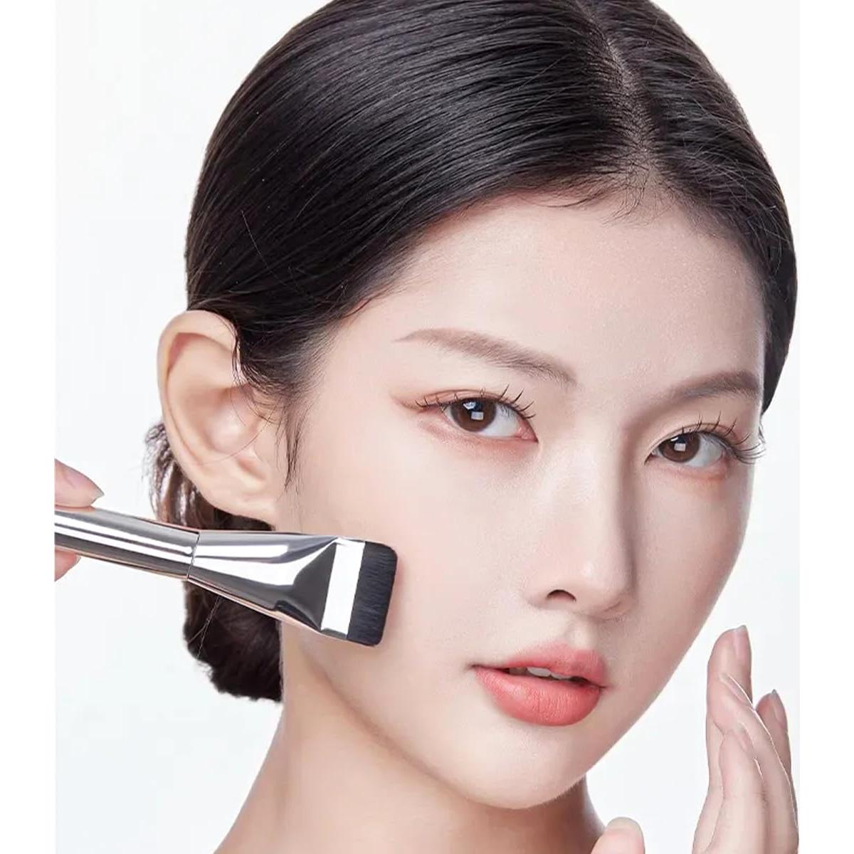 Set de 3 Brochas de Maquillaje Planas AddLotLot 15,24 cm