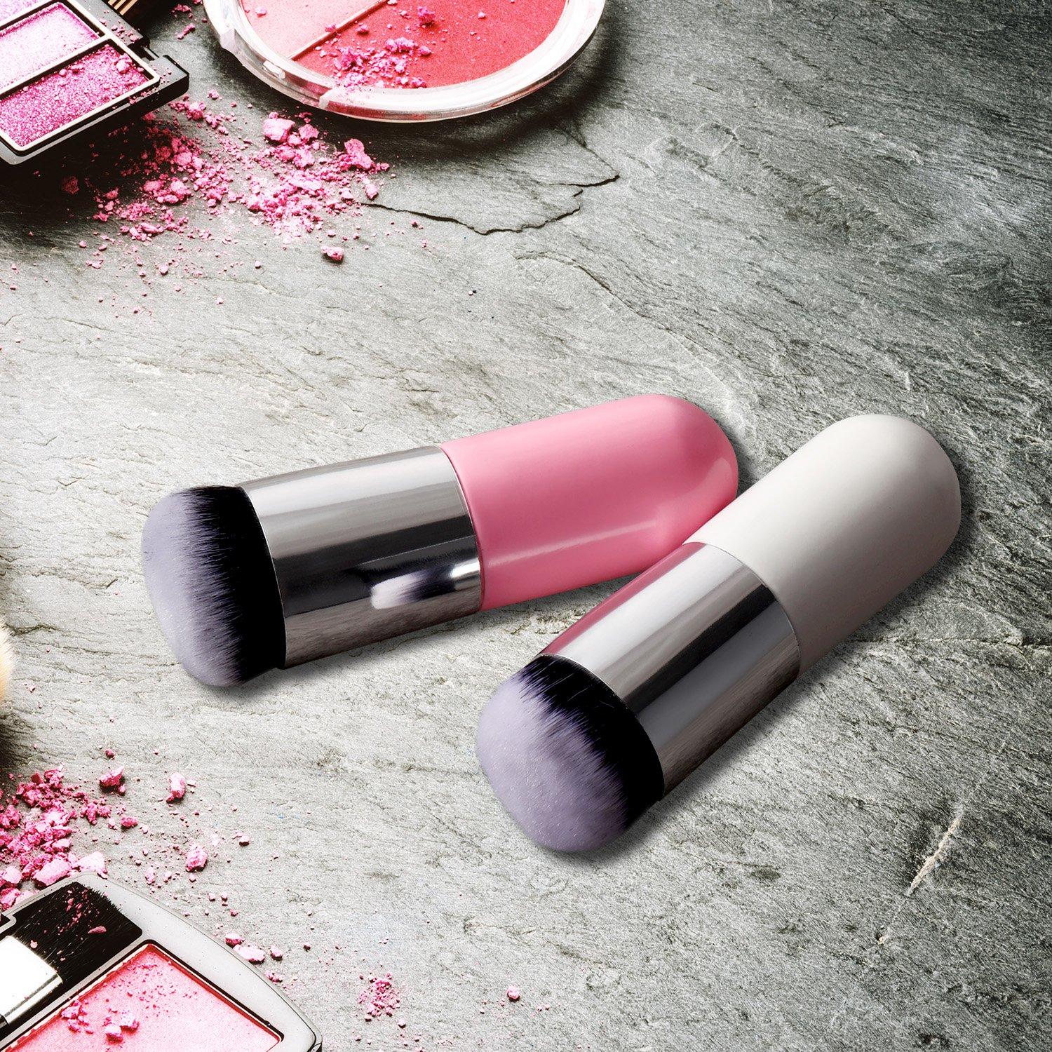 Juego de 2 Pinceles de Maquillaje Boao Kabuki Viaje