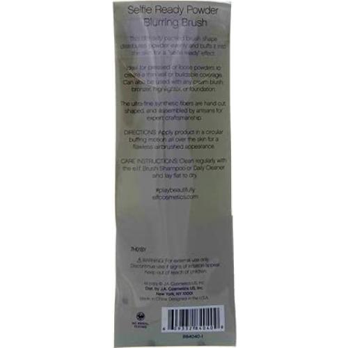 Brocha Difusora de Polvo e.l.f. 19,37 cm Vegana y Cruelty Free