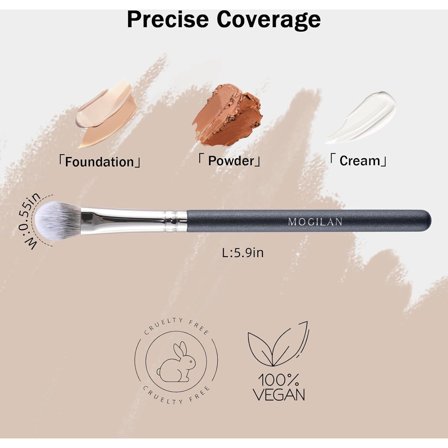 Brocha de Corrector MOGILAN 274 para Ojos - Precisión y Suavidad