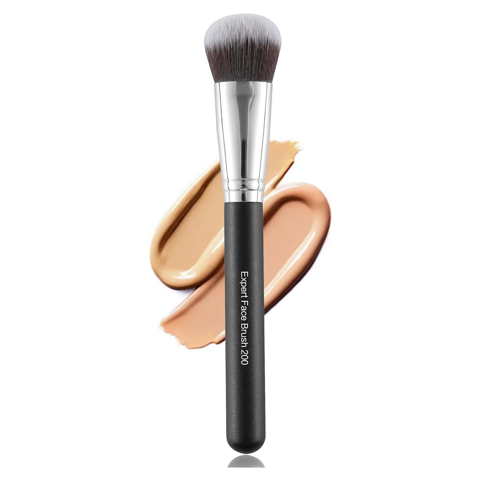 Brocha de Maquillaje Profesional ENERGY 200 Vegana Densa