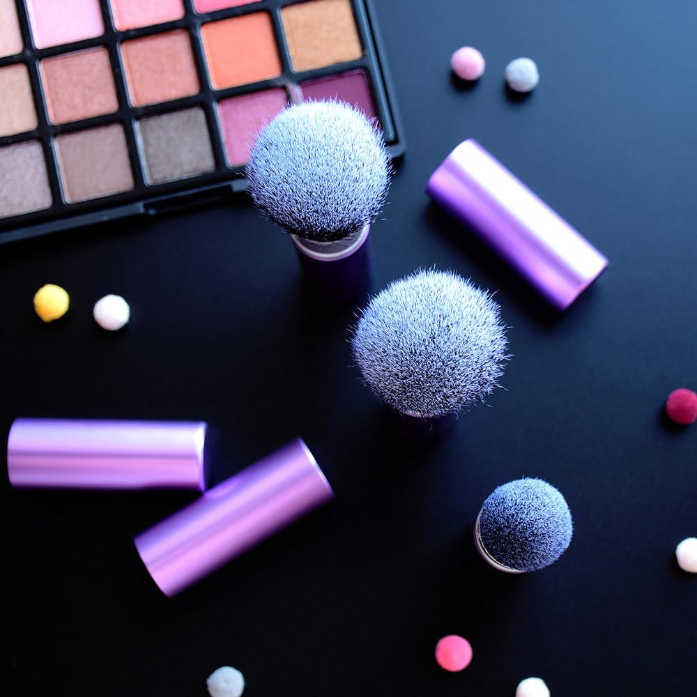Brocha de Maquillaje Kabuki Retráctil Vela Yue Punta