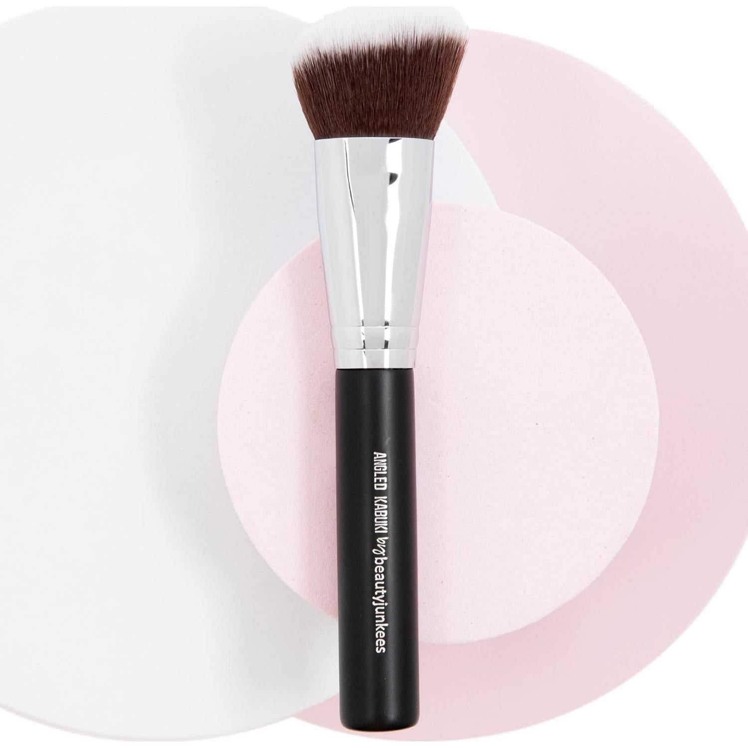 Brocha de Rubor Angulada Beauty Junkees - Cerdas Sintéticas