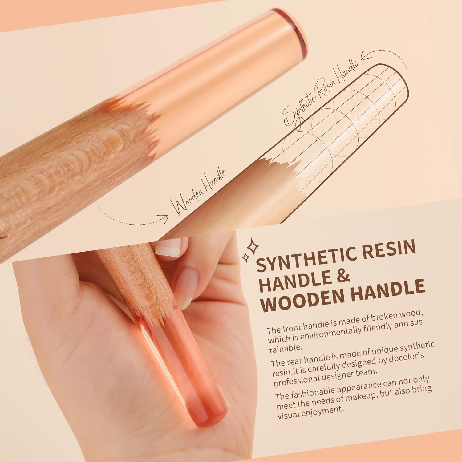 Pincel de Maquillaje Multitarea docolor - Cerdas Sintéticas