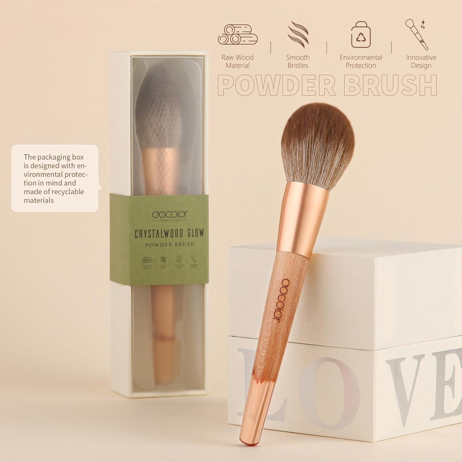 Pincel de Maquillaje Multitarea docolor - Cerdas Sintéticas