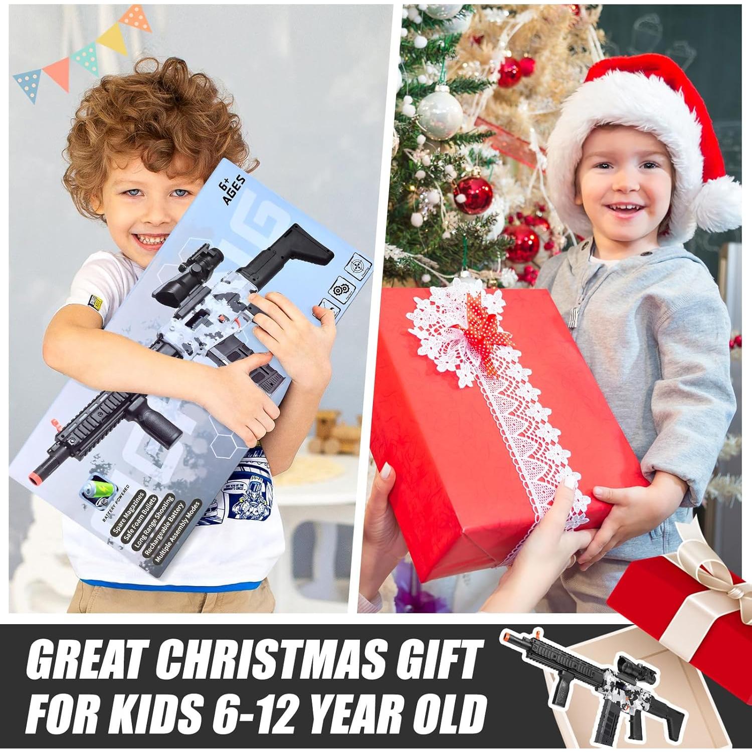 Rifle de francotirador PIXATA eléctrico con 100 dardos