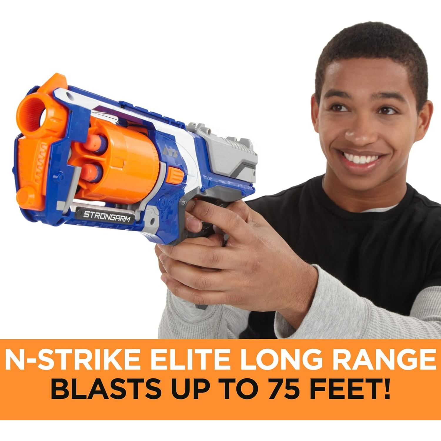 Blaster Nerf N-Strike Elite Strongarm con cañón rotatorio