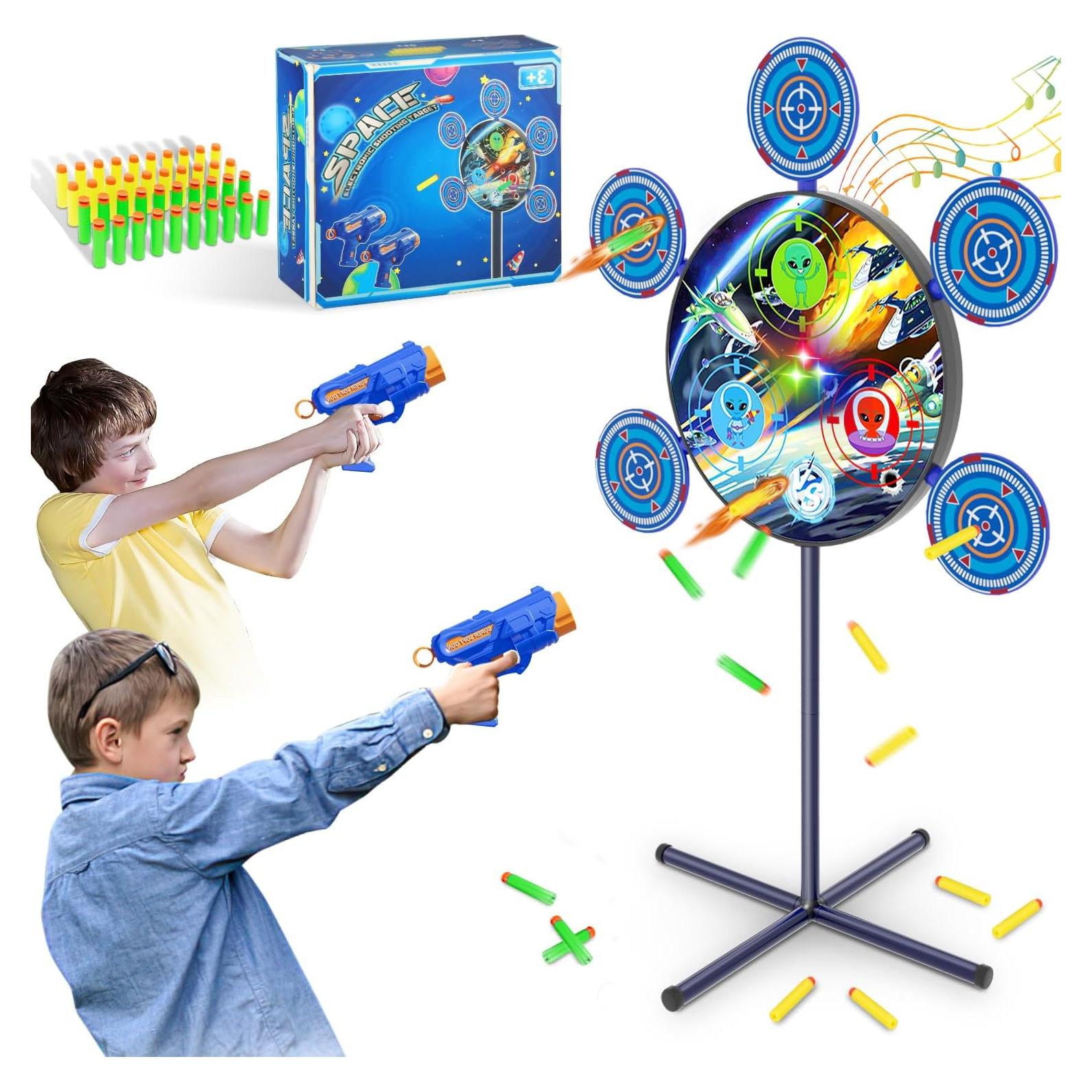 Juego de Tiro Digital Elertonic con 2 Pistolas y 40 Dardos