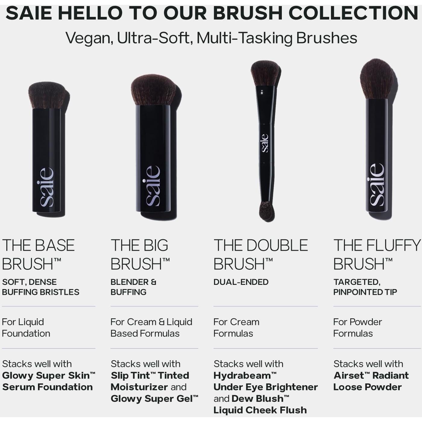 Pincel Esponjoso Saie - Multiusos para Polvo y Maquillaje