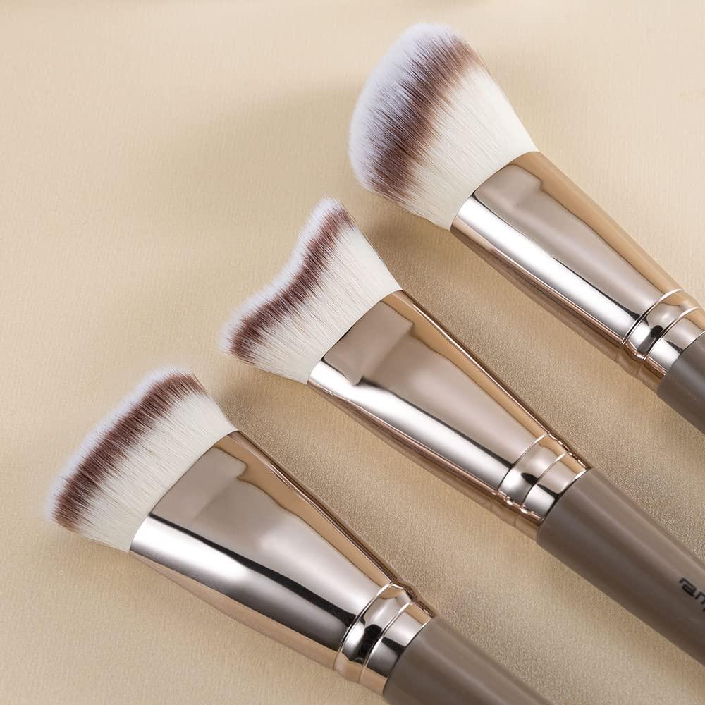 Brocha de Contorno Anmor Plana Profesional para Maquillaje