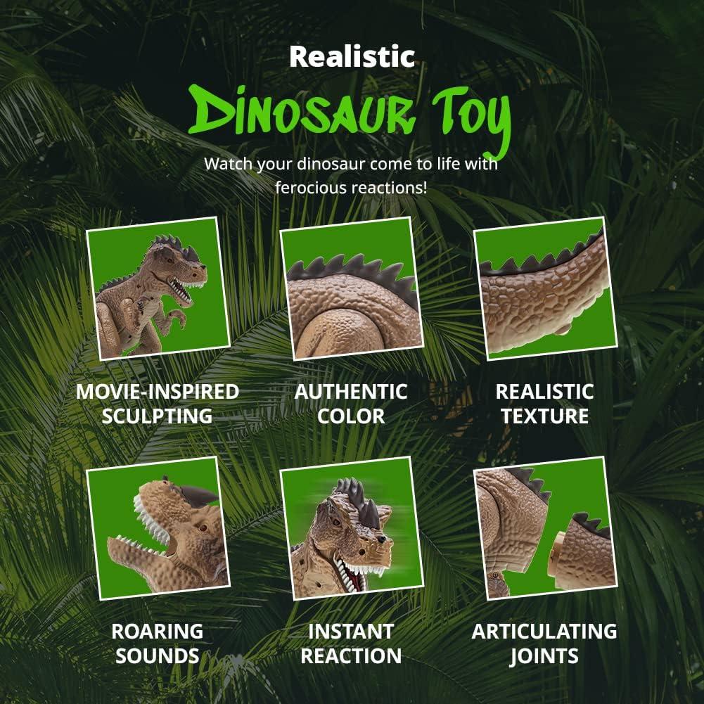Robot Dinosaurio Greenbo T Rex Control Remoto 27.9x20.3cm