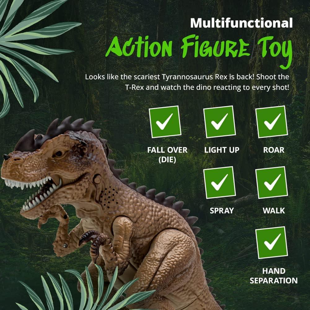 Robot Dinosaurio Greenbo T Rex Control Remoto 27.9x20.3cm