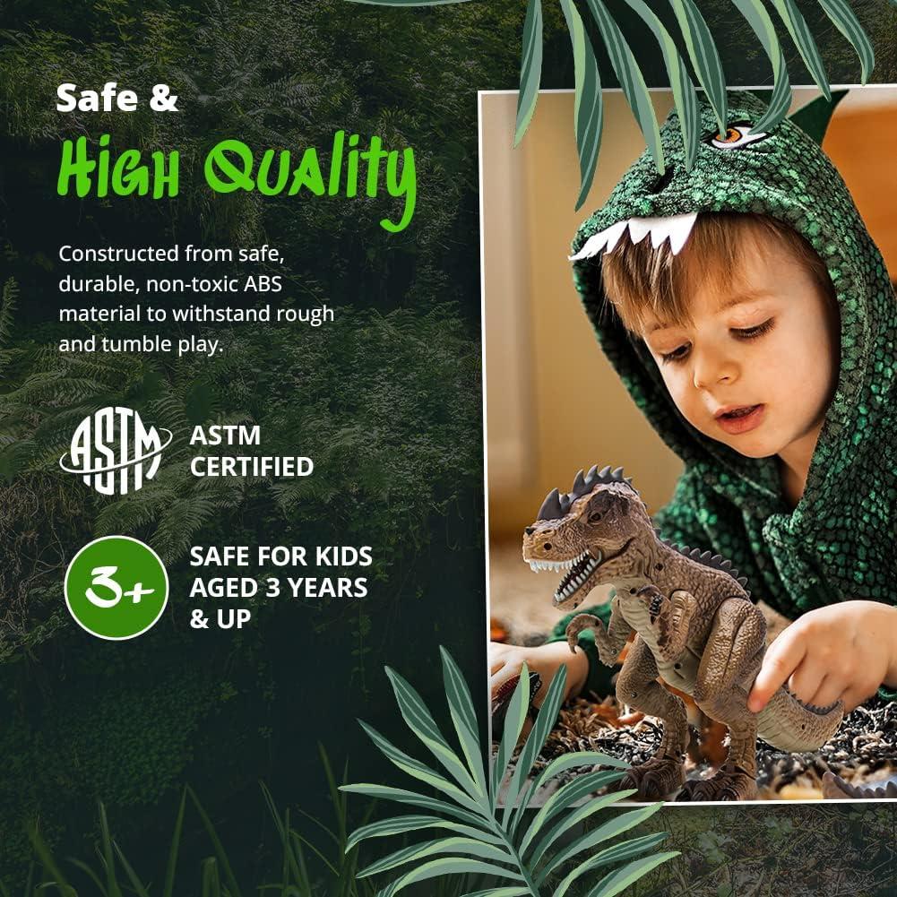 Robot Dinosaurio Greenbo T Rex Control Remoto 27.9x20.3cm