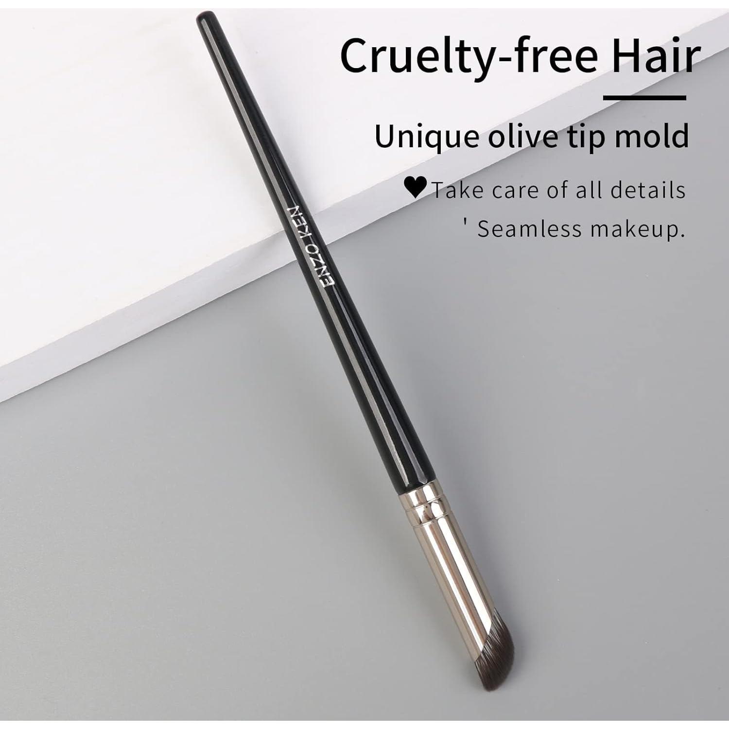 Pincel Corrector Angulado ENZO KEN 15cm Negro