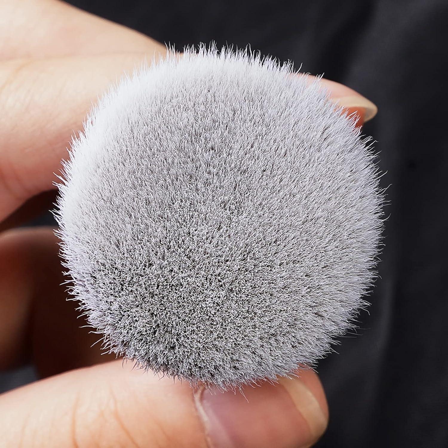 Brochas de Maquillaje Doble Cara DIFFUNY Kabuki y Corrector