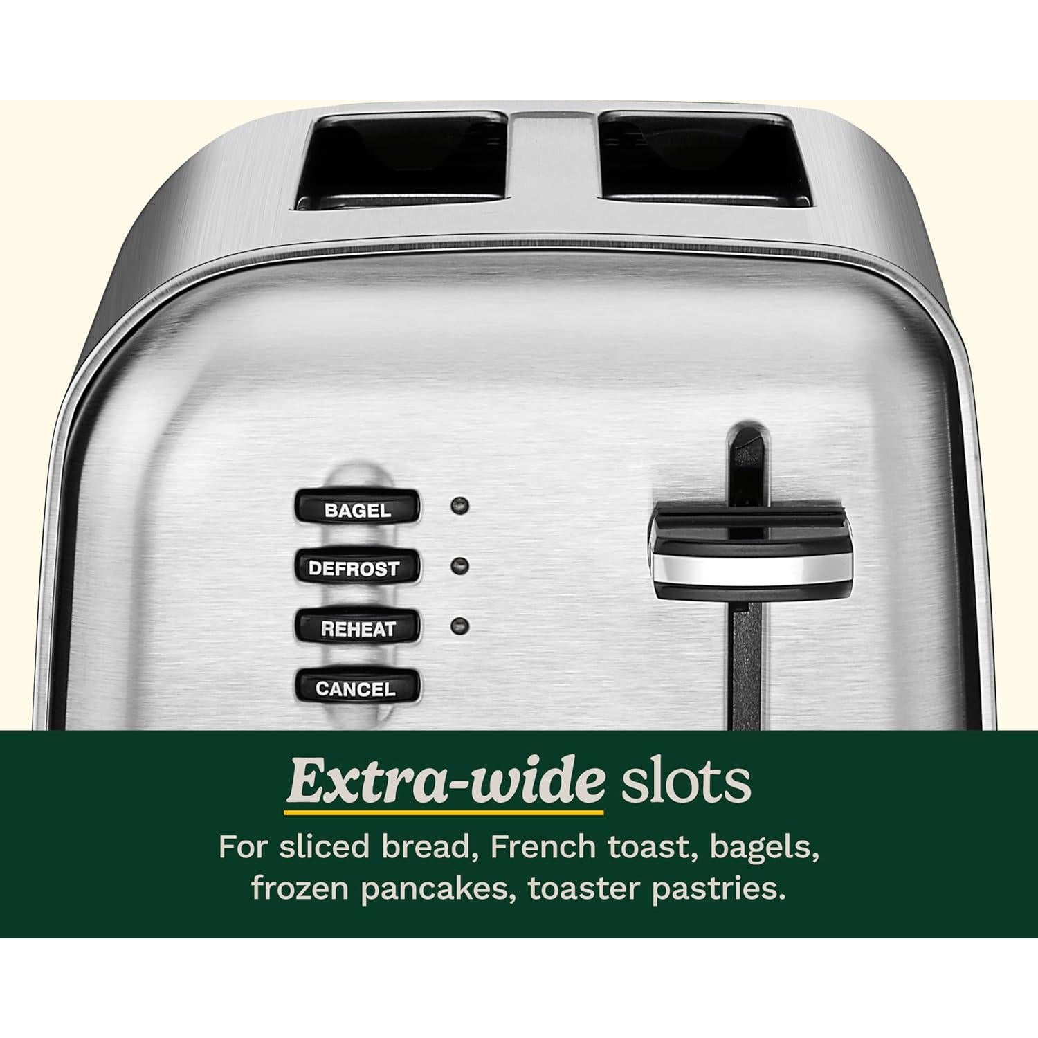 Tostadora Cuisinart CPT-160 de 2 Rebanadas Acero Inoxidable