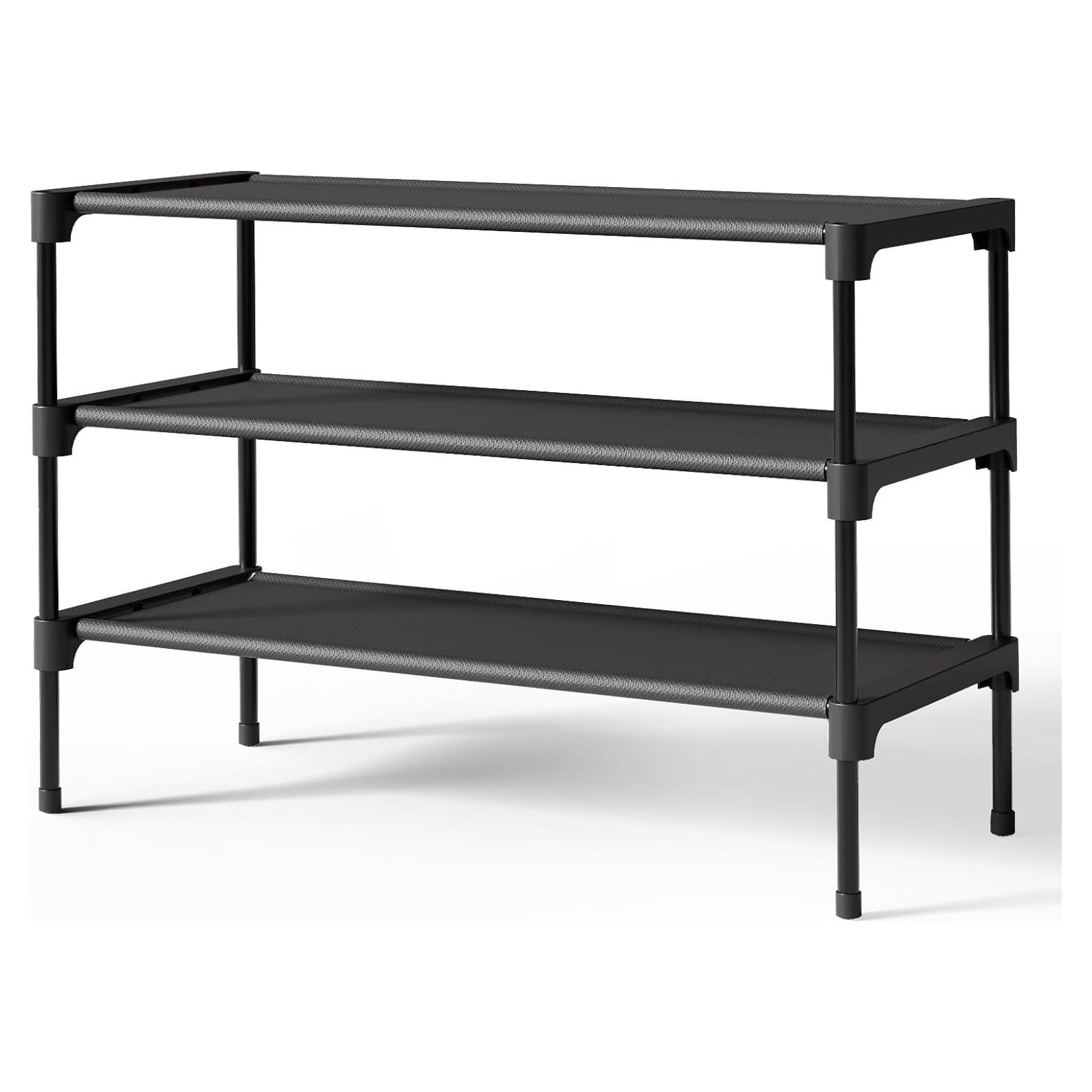 Zapatero Kitsure Mediano Negro Organizador de Calzado