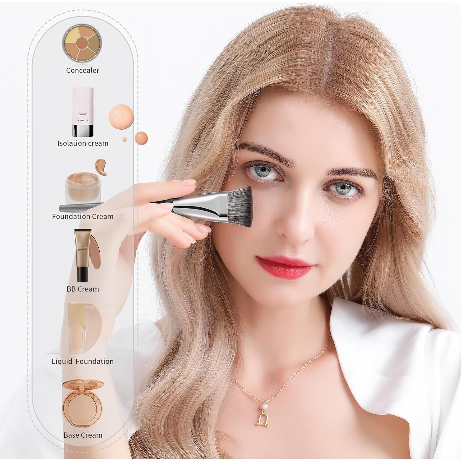 Brocha de Fundación DUcare V10 para Maquillaje Líquido