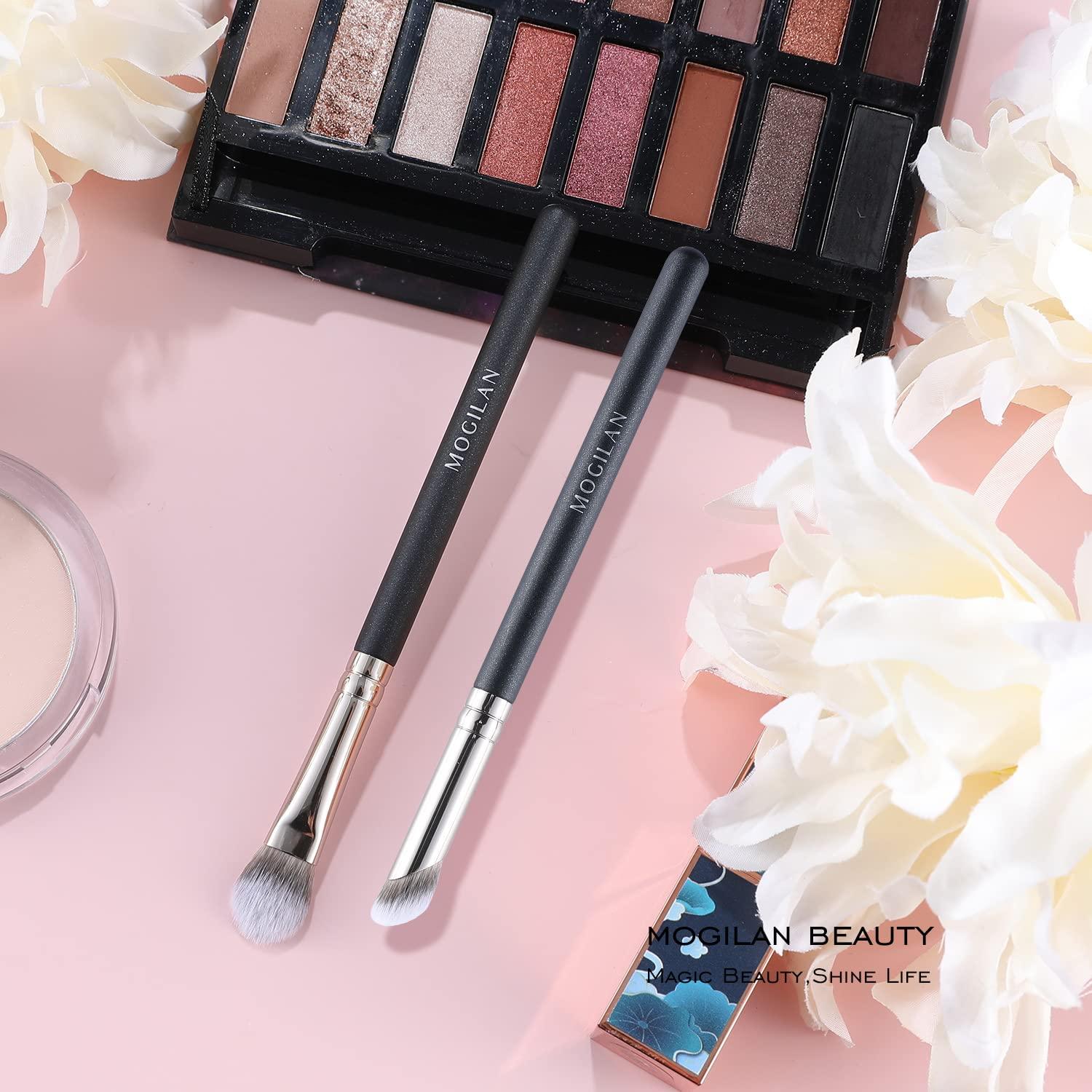 Juego de Brochas de Corrector MOGILAN 2 Piezas Veganas