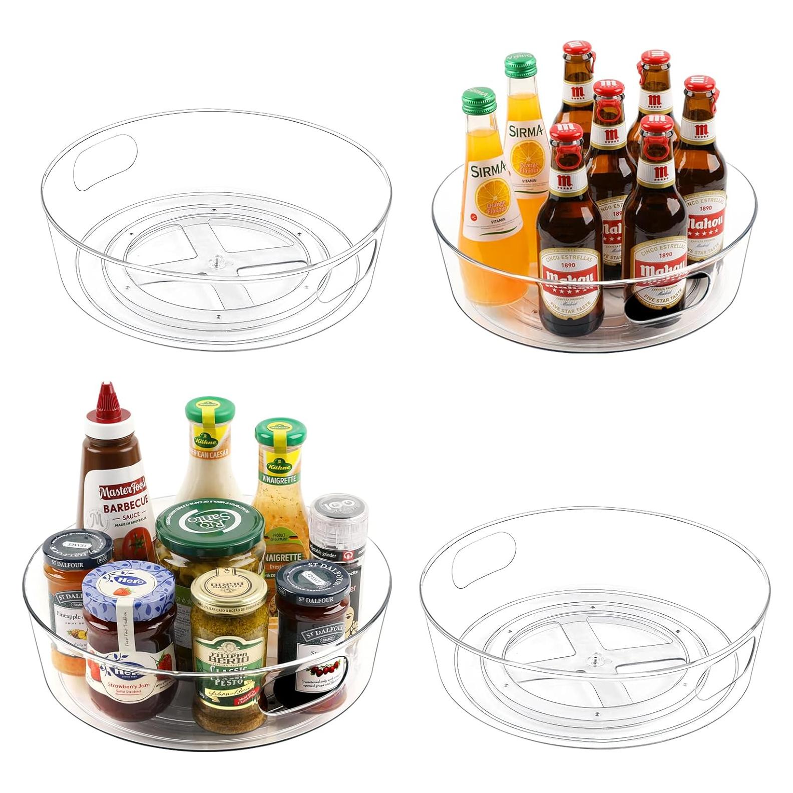 Organizador Giratorio Guzon 4 Piezas 29,21 cm Claro