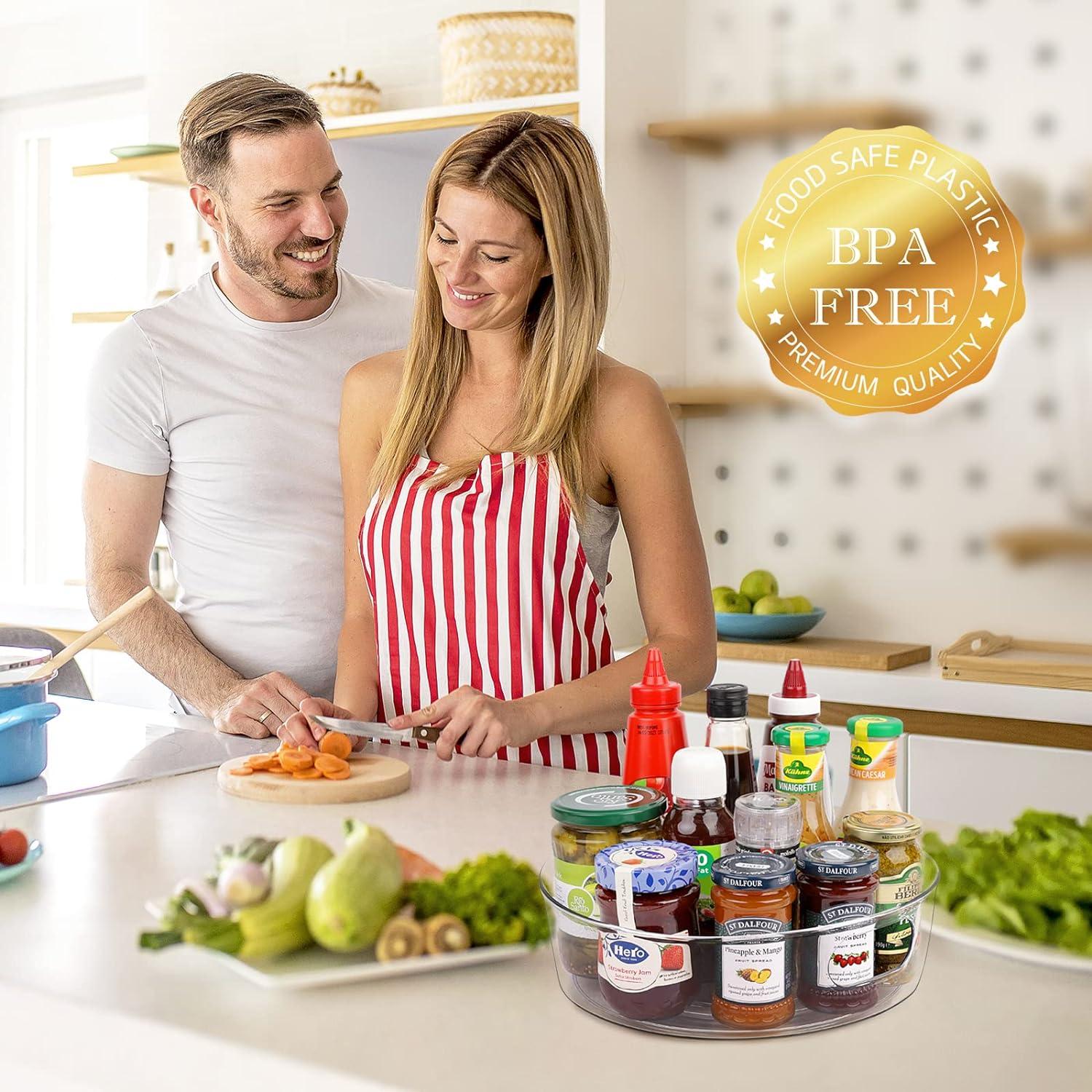 Organizador Giratorio Guzon 4 Piezas 29,21 cm Claro