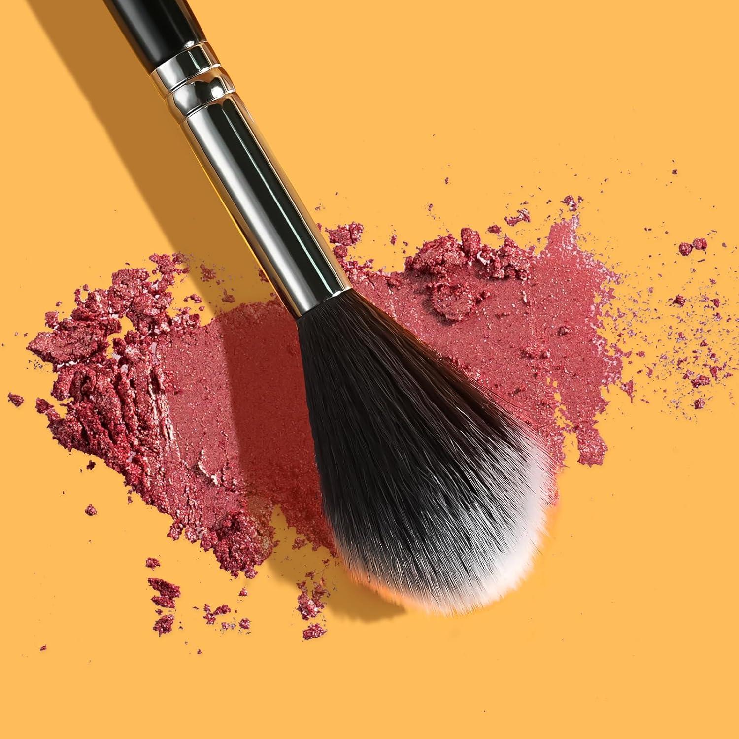 Pincel de Iluminador Tapered BEILI para Maquillaje Facial