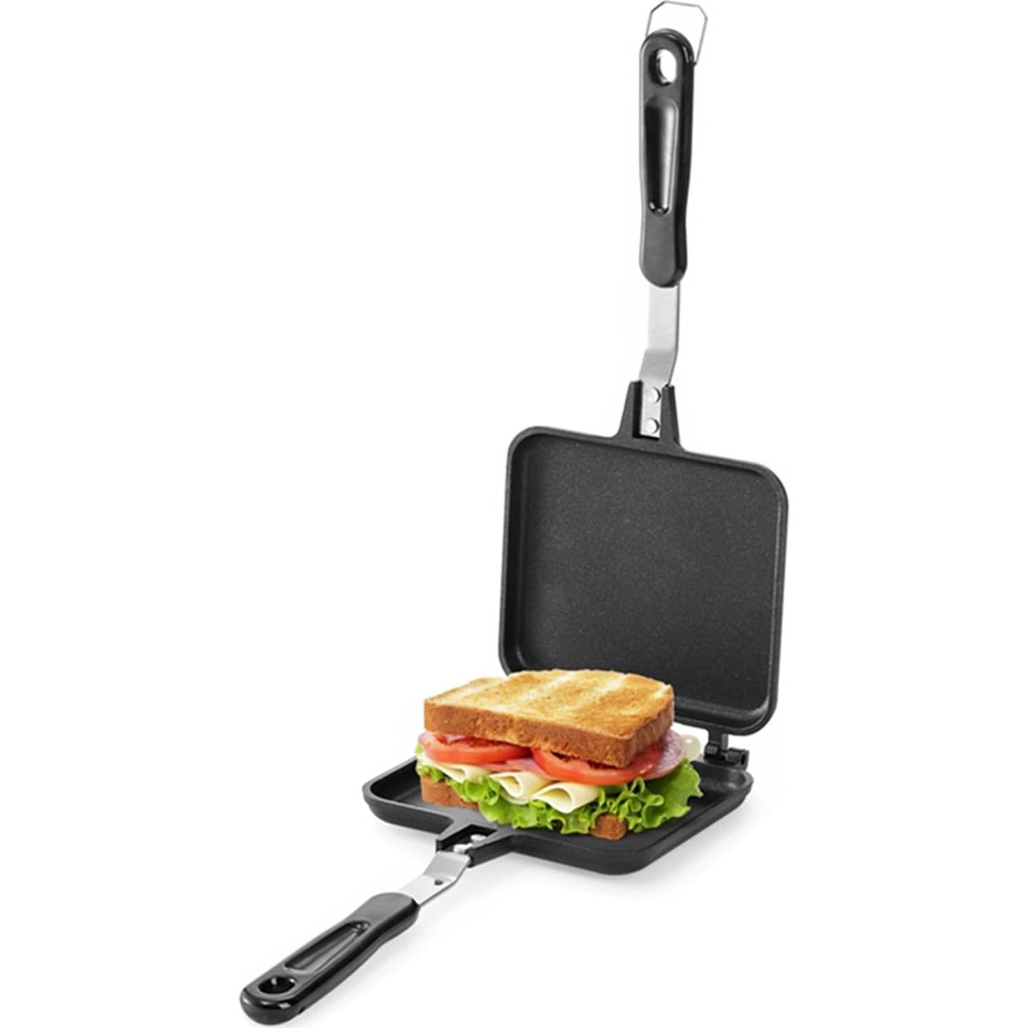 Horno de Sándwich Caliente Cididu - Sartén Antiadherente Doble Cara