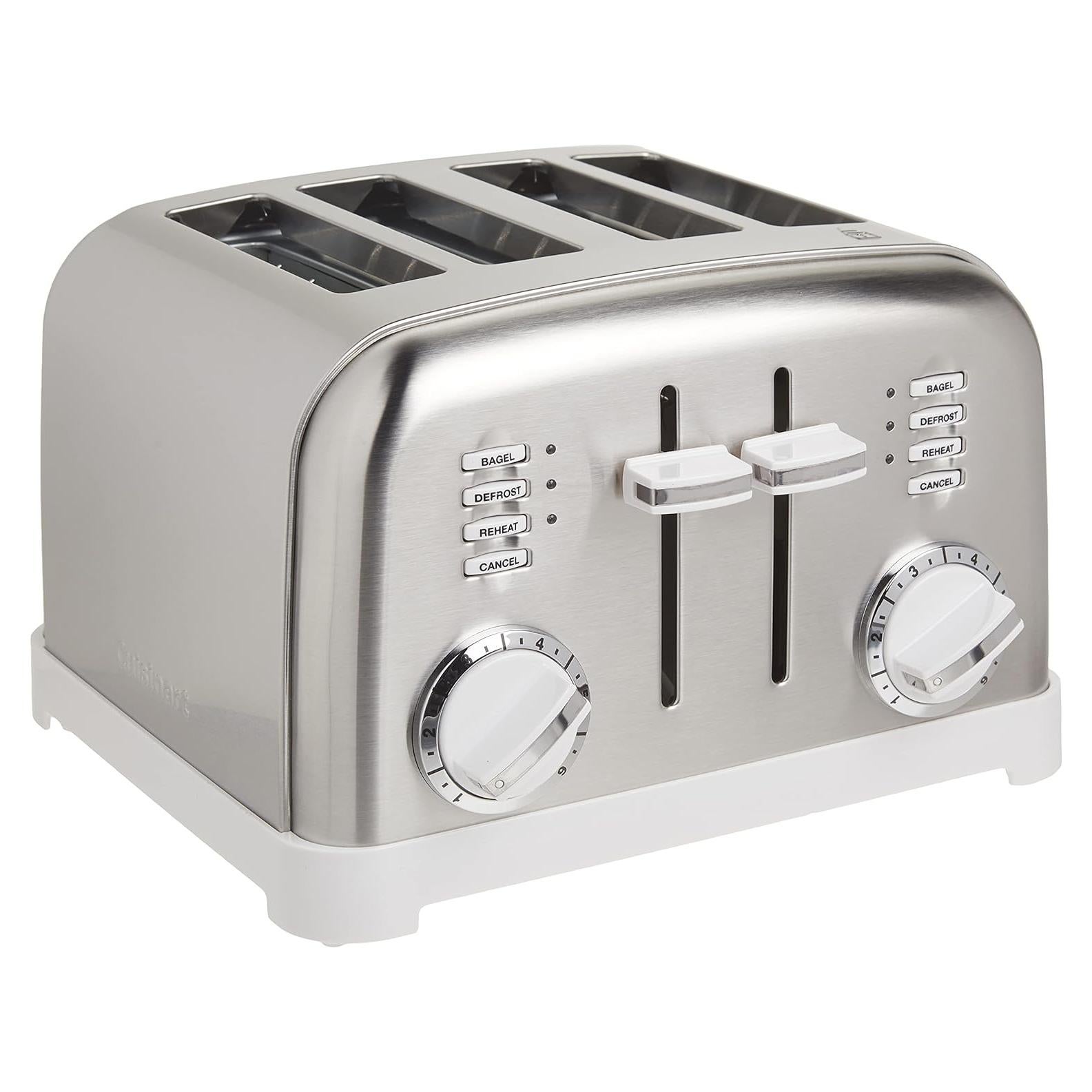 Tostadora Cuisinart CPT-180WP1 4 Rebanadas Acero Inoxidable