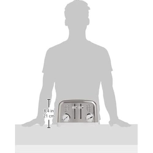 Tostadora Cuisinart CPT-180WP1 4 Rebanadas Acero Inoxidable