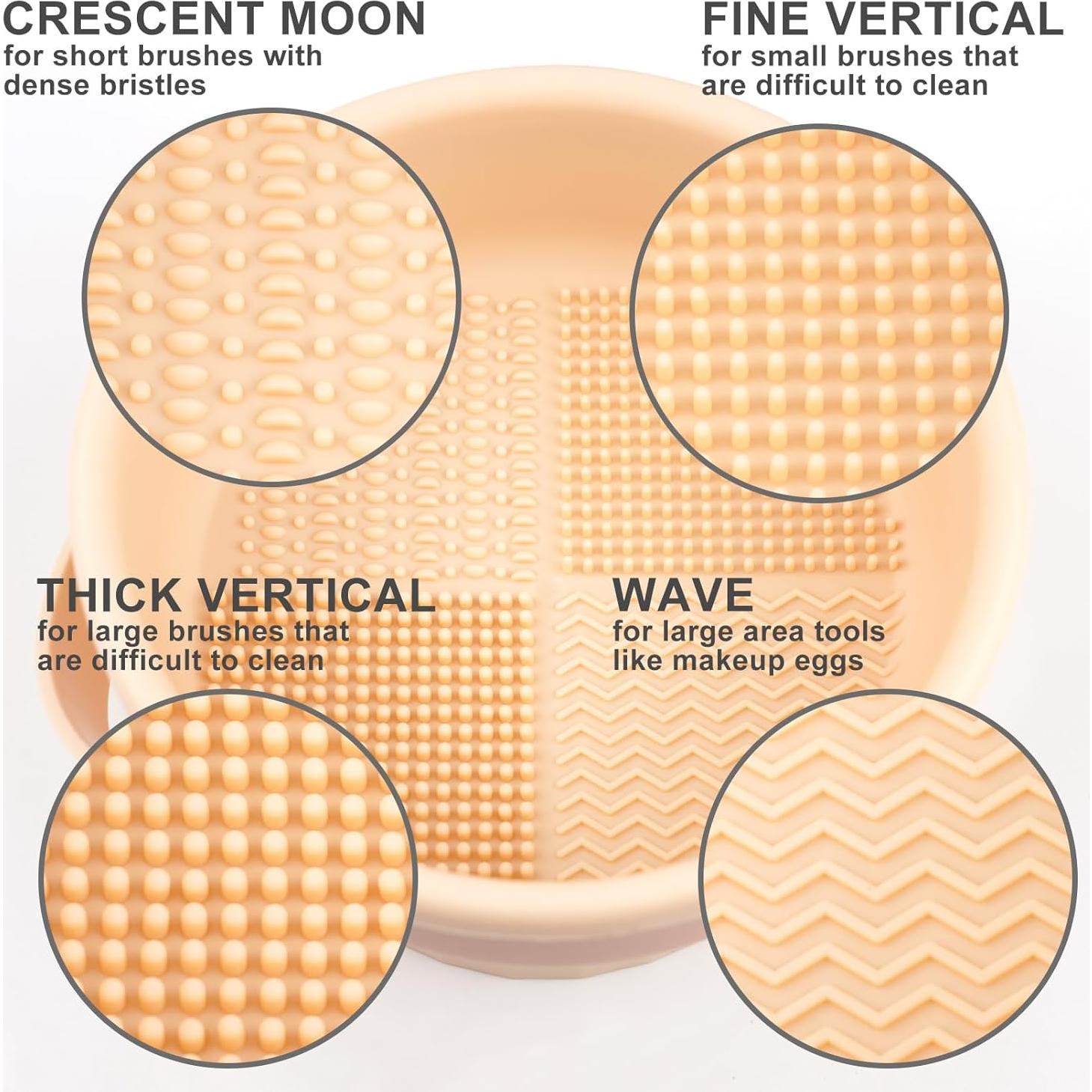 Alfombrilla Limpiadora de Brochas Ranphykx 3 en 1 Silicona