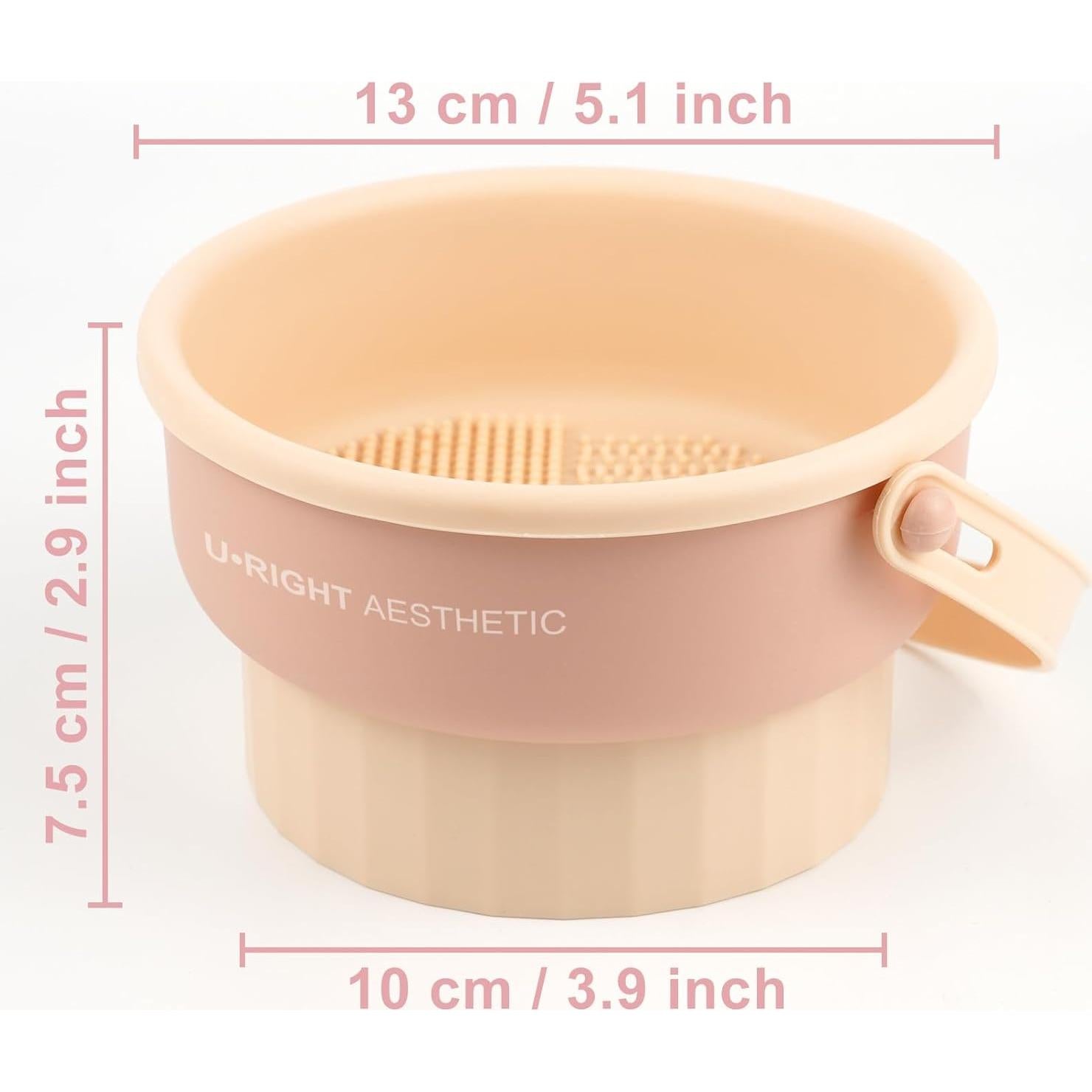 Alfombrilla Limpiadora de Brochas Ranphykx 3 en 1 Silicona