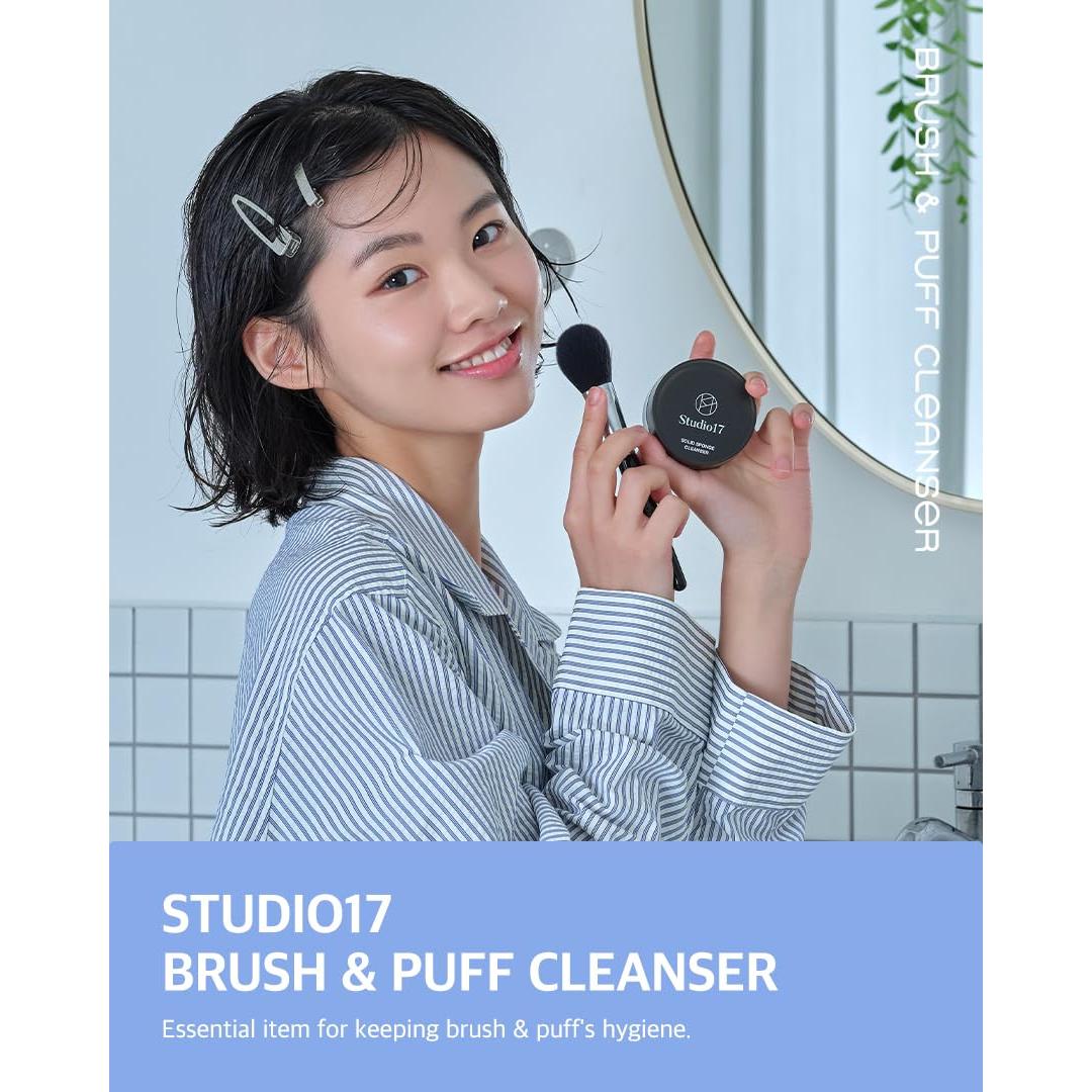 Limpiador Sólido de Brochas The Bkor 300+ Usos Compacto