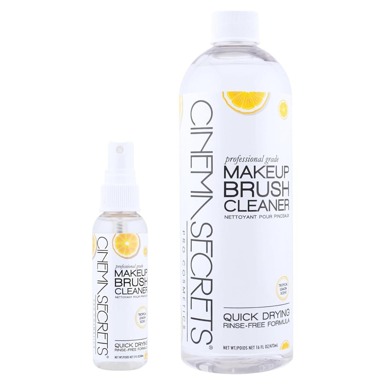 Combo Limpiador de Brochas Cinema Secrets 473ml y 59ml