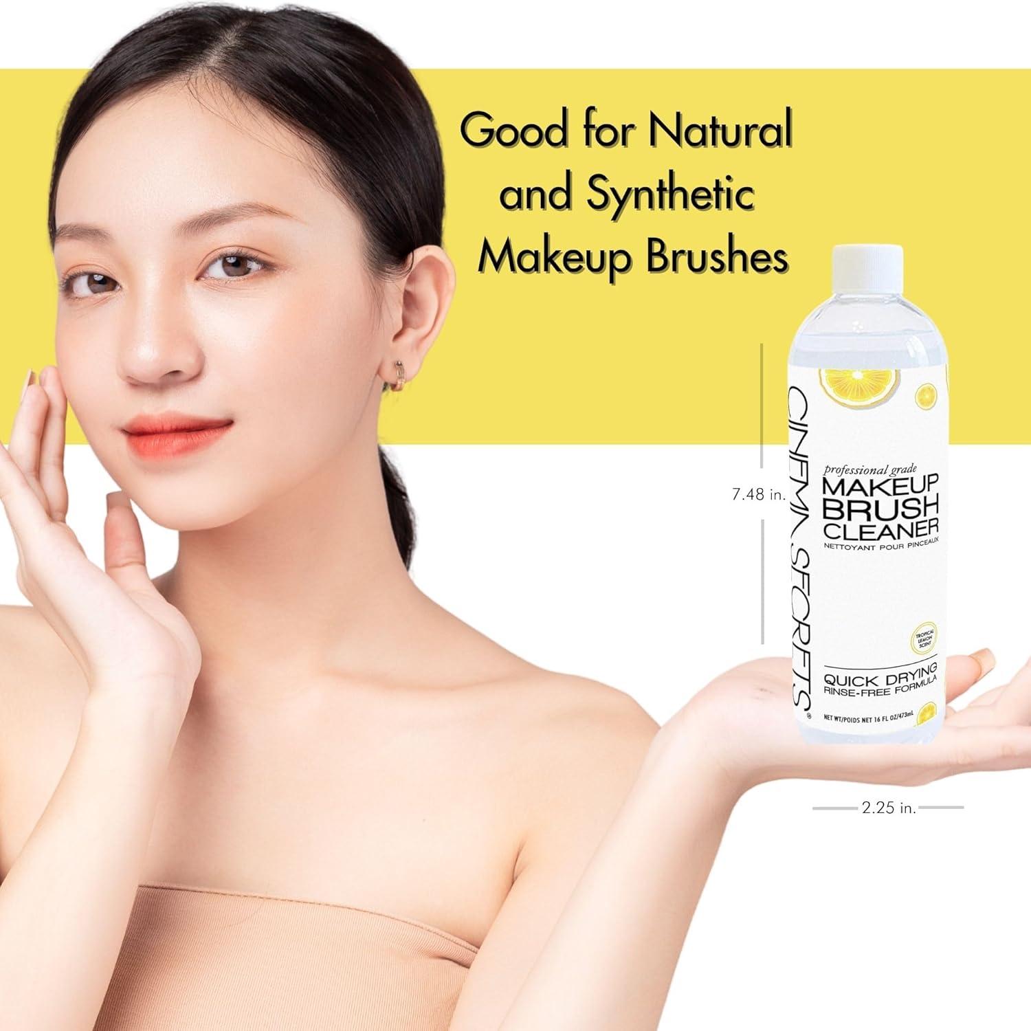 Combo Limpiador de Brochas Cinema Secrets 473ml y 59ml