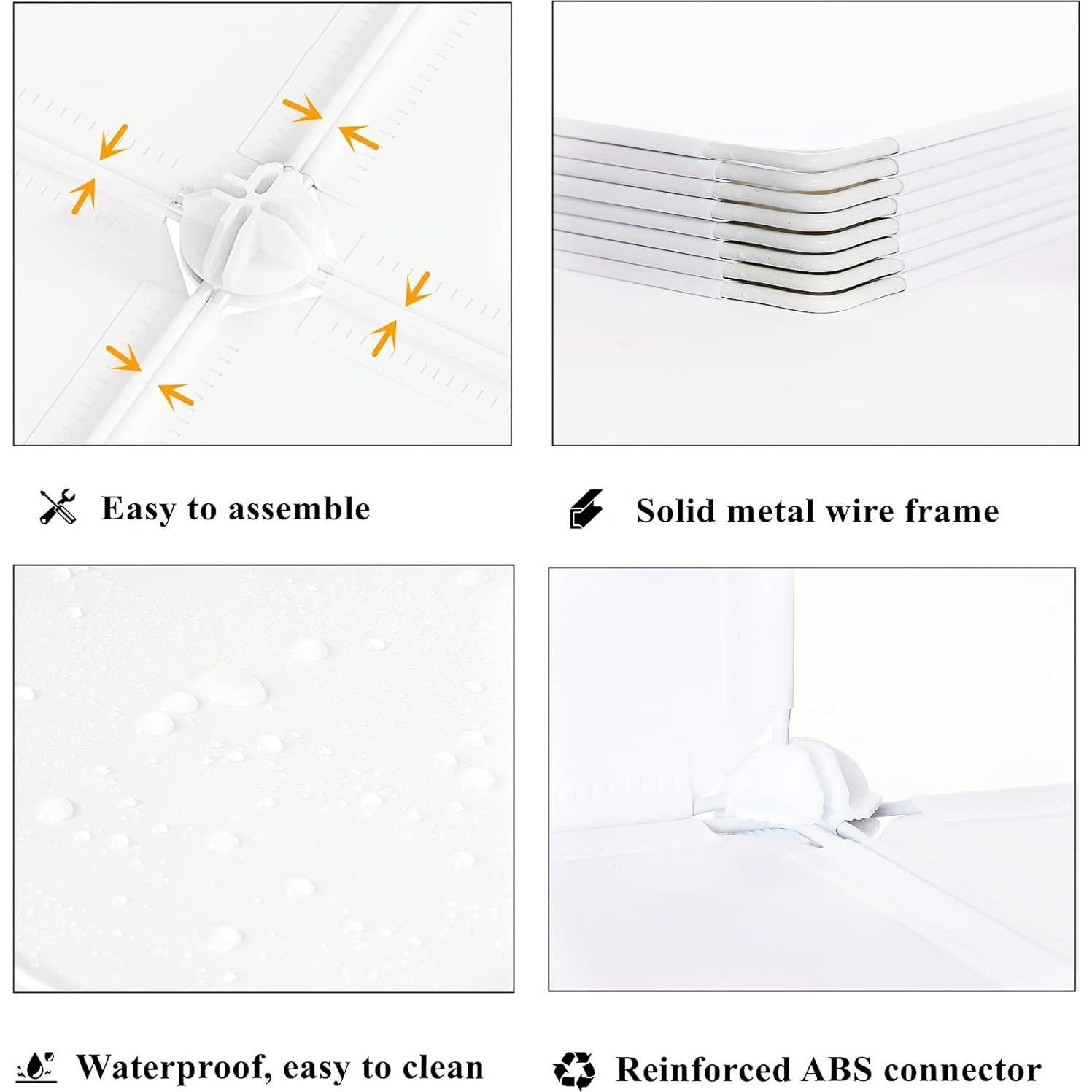 Organizador AWTATOS 12 Cubos Almacenamiento Blanco DIY