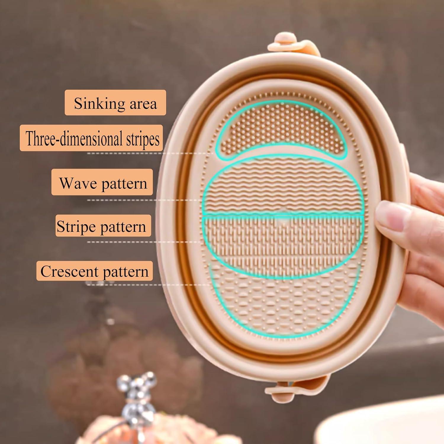 Alfombrilla Limpiadora de Brochas GOLIKEE 3 en 1 Silicona