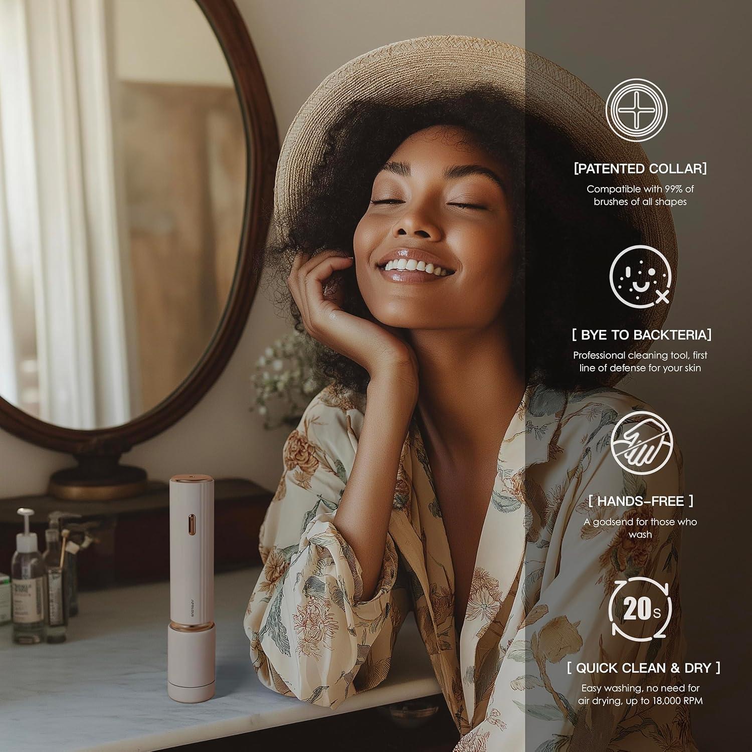 Limpiador y Secador de Brochas Eléctrico Universal 1500mAh