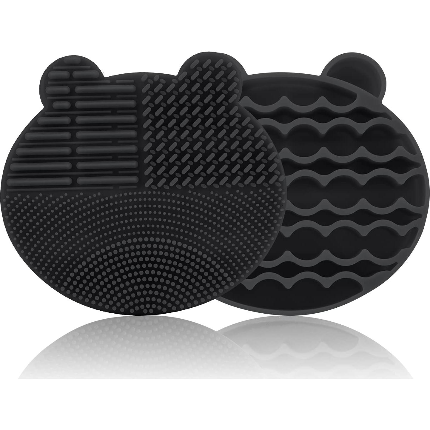 Alfombrilla Limpiadora de Brochas Harvest Silicona Negra