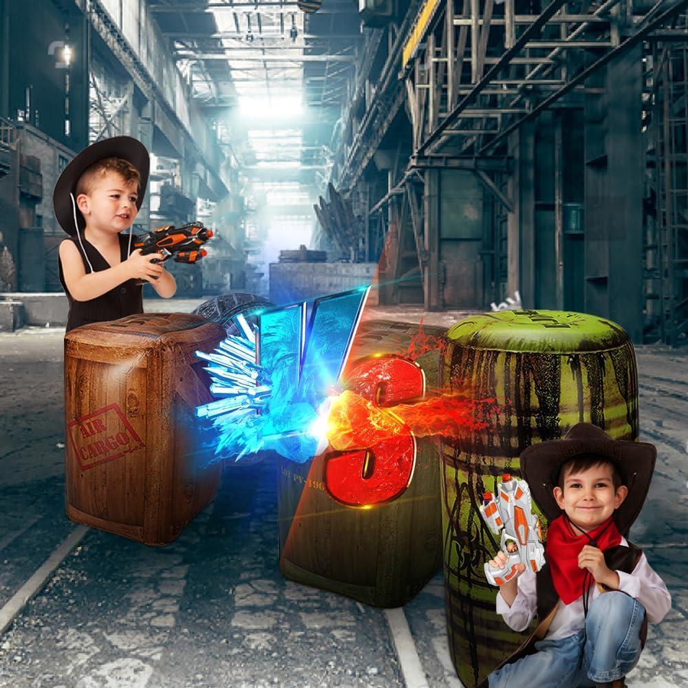 Pistolas Blaster POKONBOY 6 Piezas con 120 Dardos de Espuma