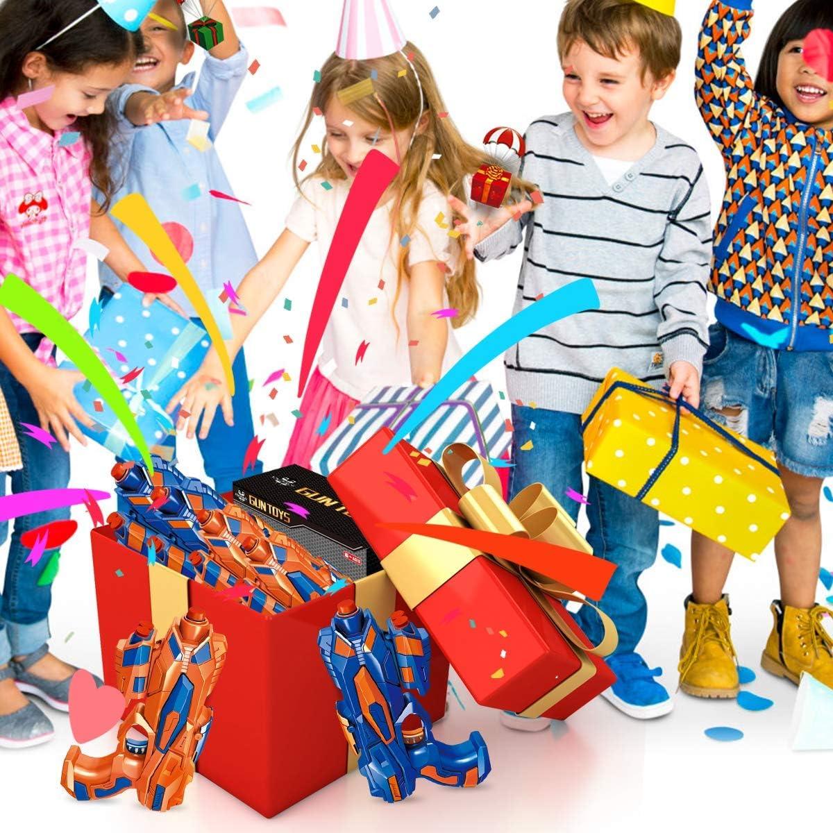 Pistolas Blaster POKONBOY 6 Piezas con 120 Dardos de Espuma