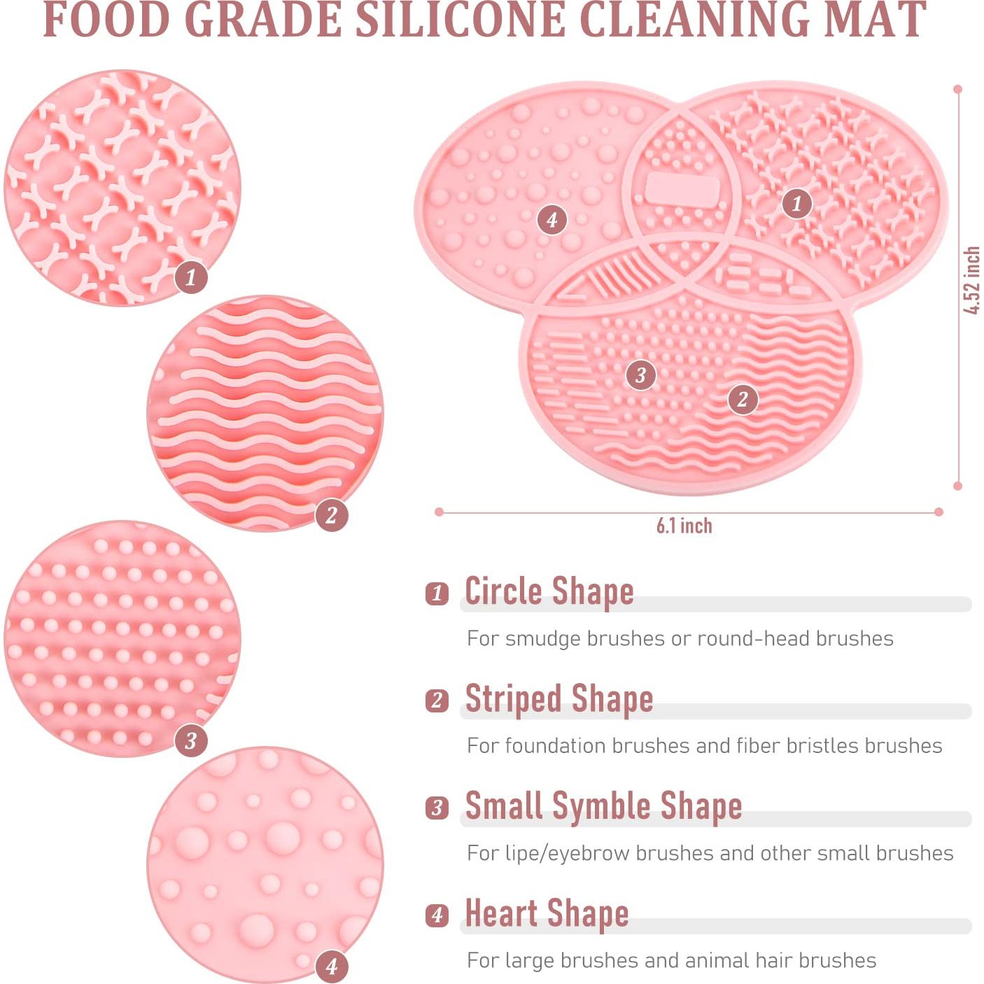 Alfombrilla y Soporte de Limpieza para Brochas Diolan - 28 Agujeros